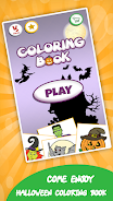 Kids coloring book halloween স্ক্রিনশট 2