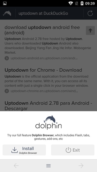 Dolphin Zero Incognito Browser Zrzut ekranu 0