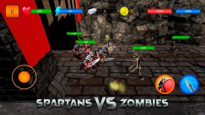 Spartans vs Zombies: Defense Zrzut ekranu 3