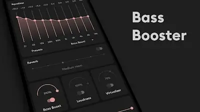 Flat Equalizer - Bass Booster ภาพหน้าจอ 2