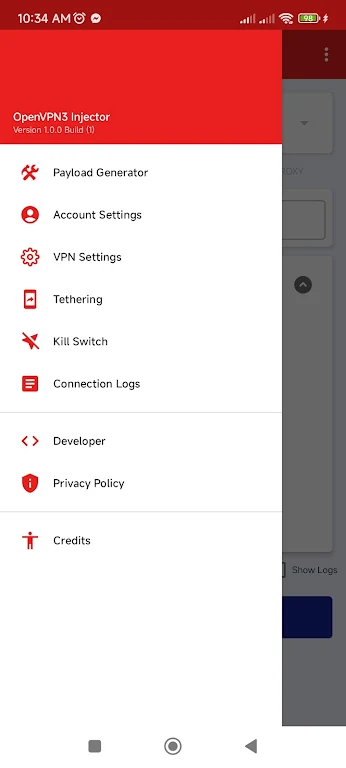 OpenVPN3 Injector应用截图第2张