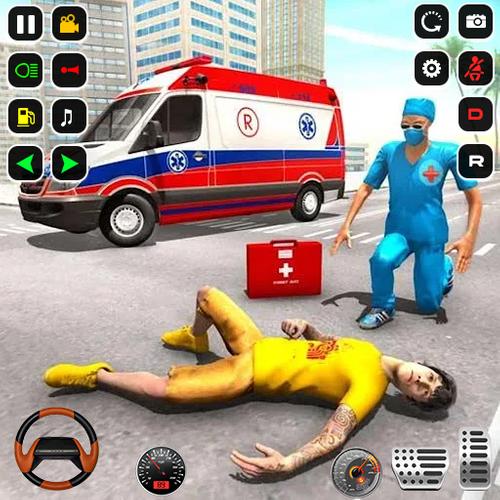 Police Rescue Ambulance Games 스크린샷 0