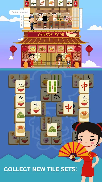 Mahjong Cooking Tower - Match & Build Your Tower Captura de tela 1