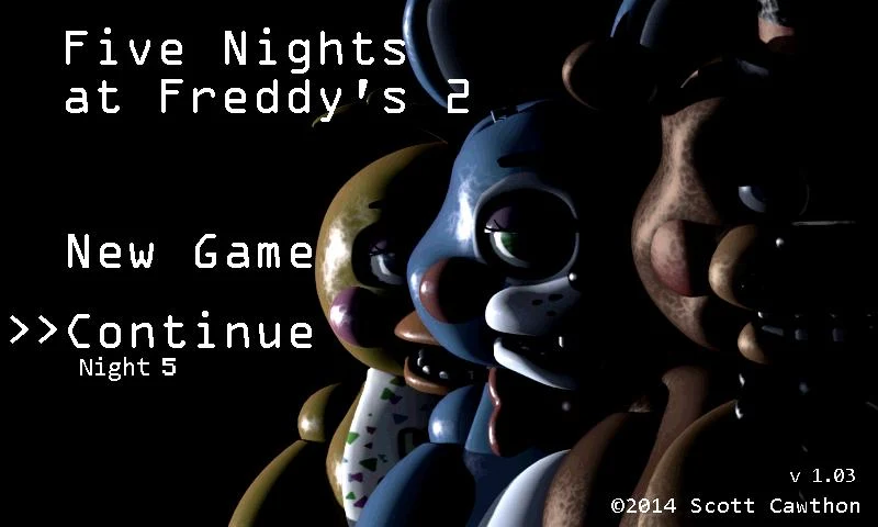 FNAF 2 : (Five Nights at Freddy) स्क्रीनशॉट 2