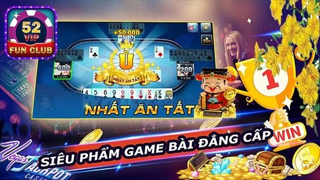52Vip FunClub Online, Game danh bai doi thuong 螢幕截圖 0