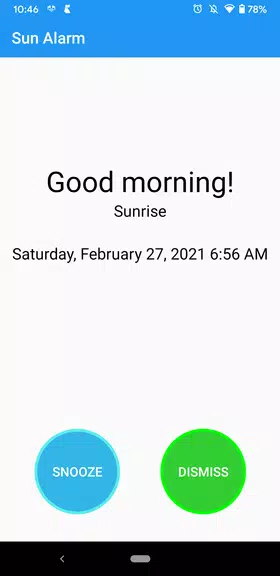 Sun Alarm Ảnh chụp màn hình 3