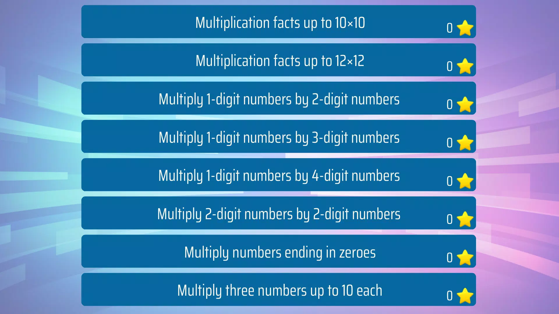 Multiplication 4th grade Math Screenshot 0