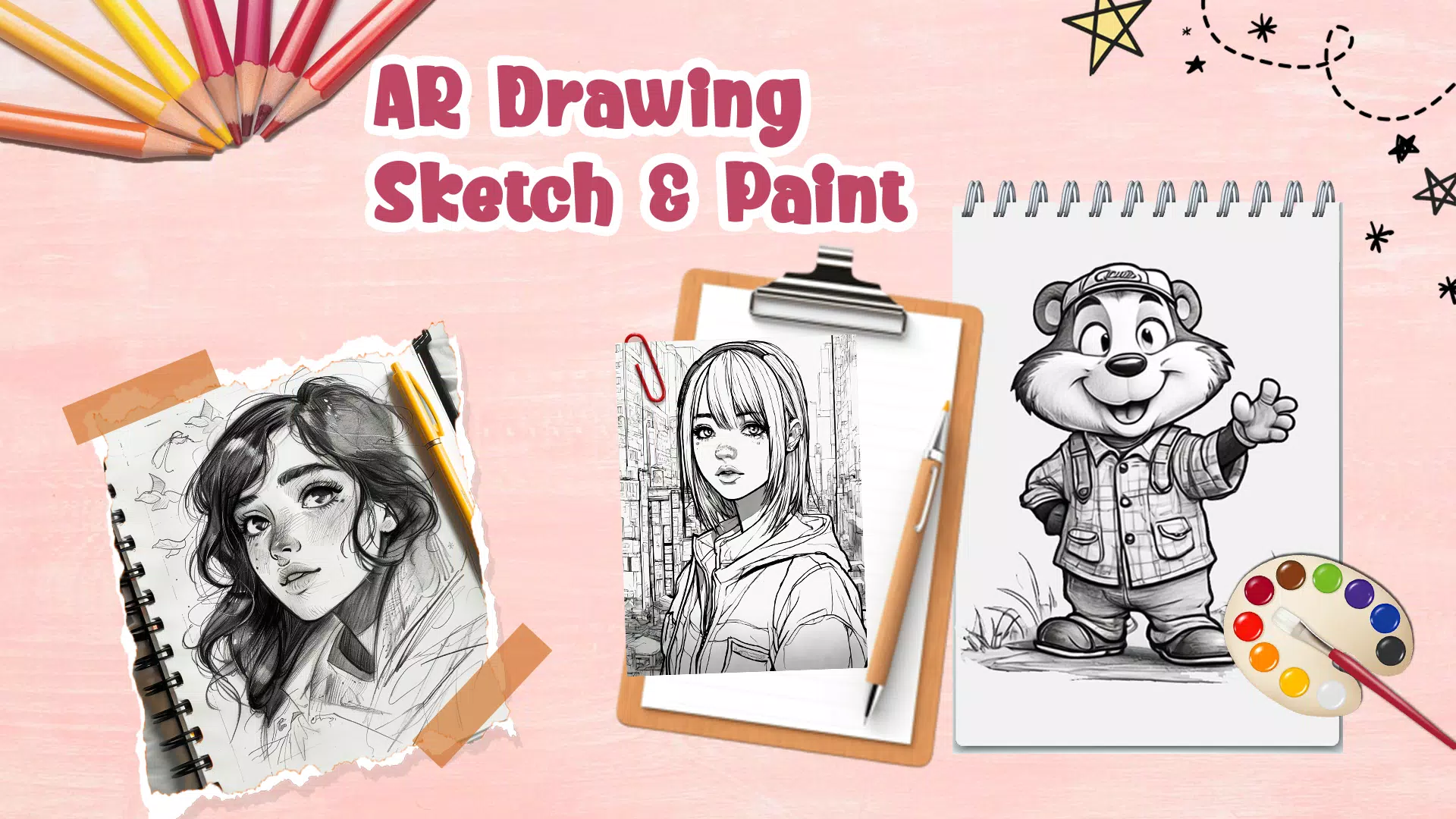 Draw Anime: AR Drawing Sketch ဖန်သားပြင်ဓာတ်ပုံ 0