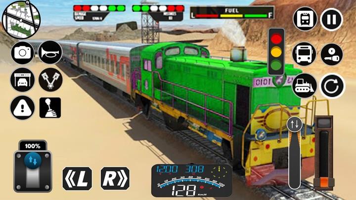 Indian Train Racing Games 螢幕截圖 3