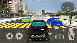 Traffic Car Driving Simulator 螢幕截圖 1