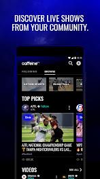 Caffeine: Live Streaming Capture d'écran 1