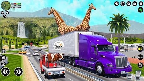 Animal Transport Truck Driving स्क्रीनशॉट 2