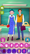 School Couple dress up Скриншот 3