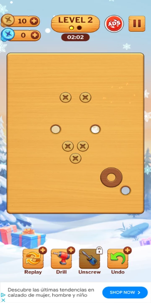 Wood Nuts Game: Unscrew Puzzle スクリーンショット 0