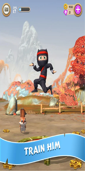 Clumsy Ninja Mod Tangkapan skrin 0