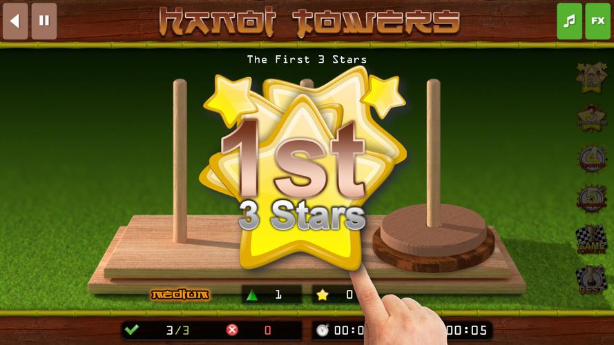 The Hanoi Towers Lite ဖန်သားပြင်ဓာတ်ပုံ 1