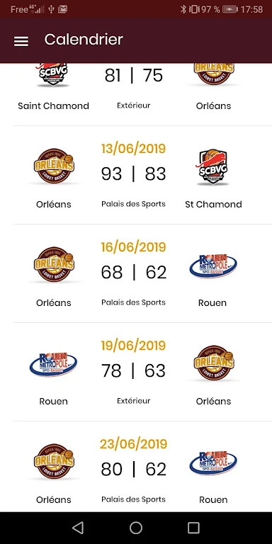 Orléans Loiret Basket - OLB应用截图第2张
