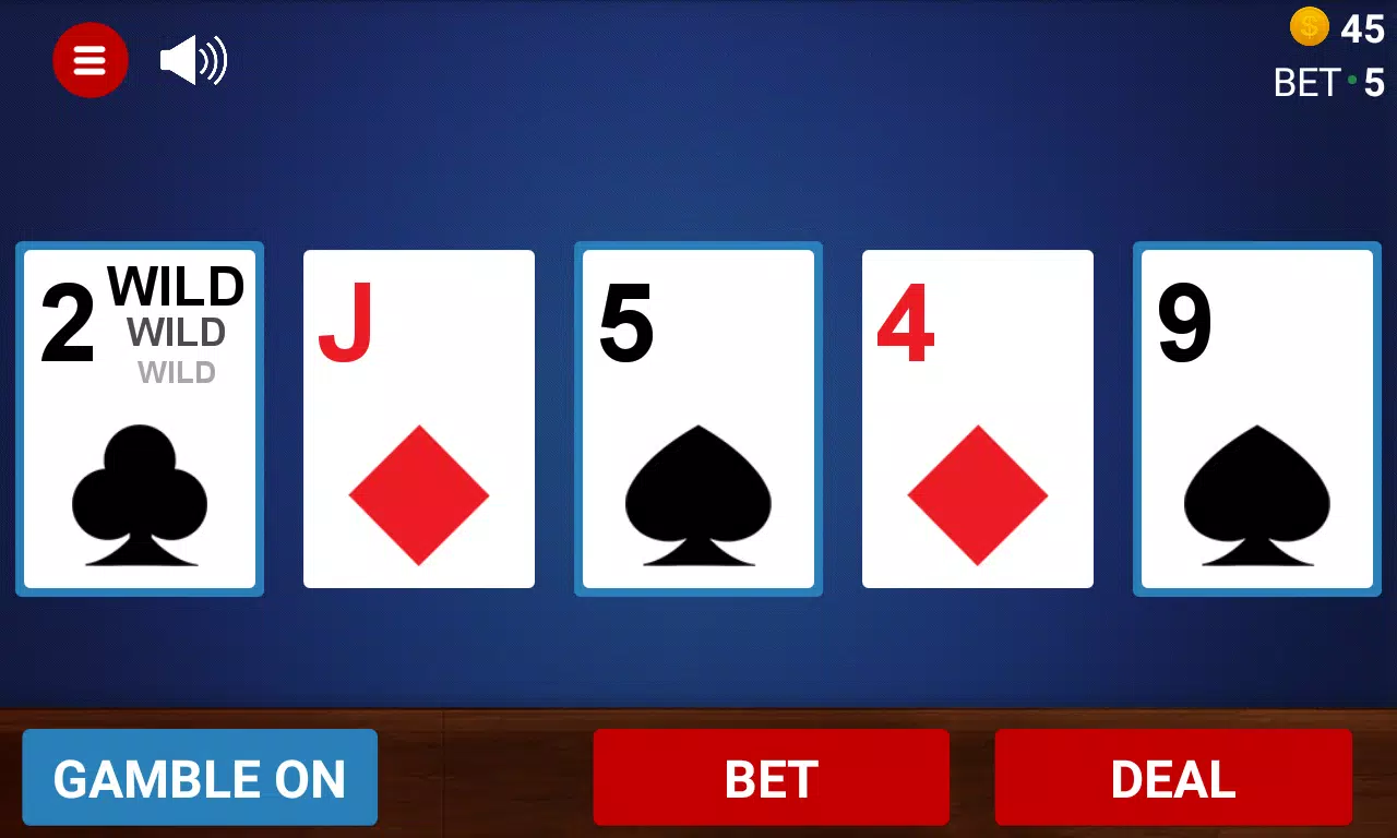 Deuces Wild-Casino Video Poker 螢幕截圖 1