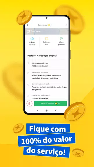 GetNinjas para Profissional Ekran Görüntüsü 1