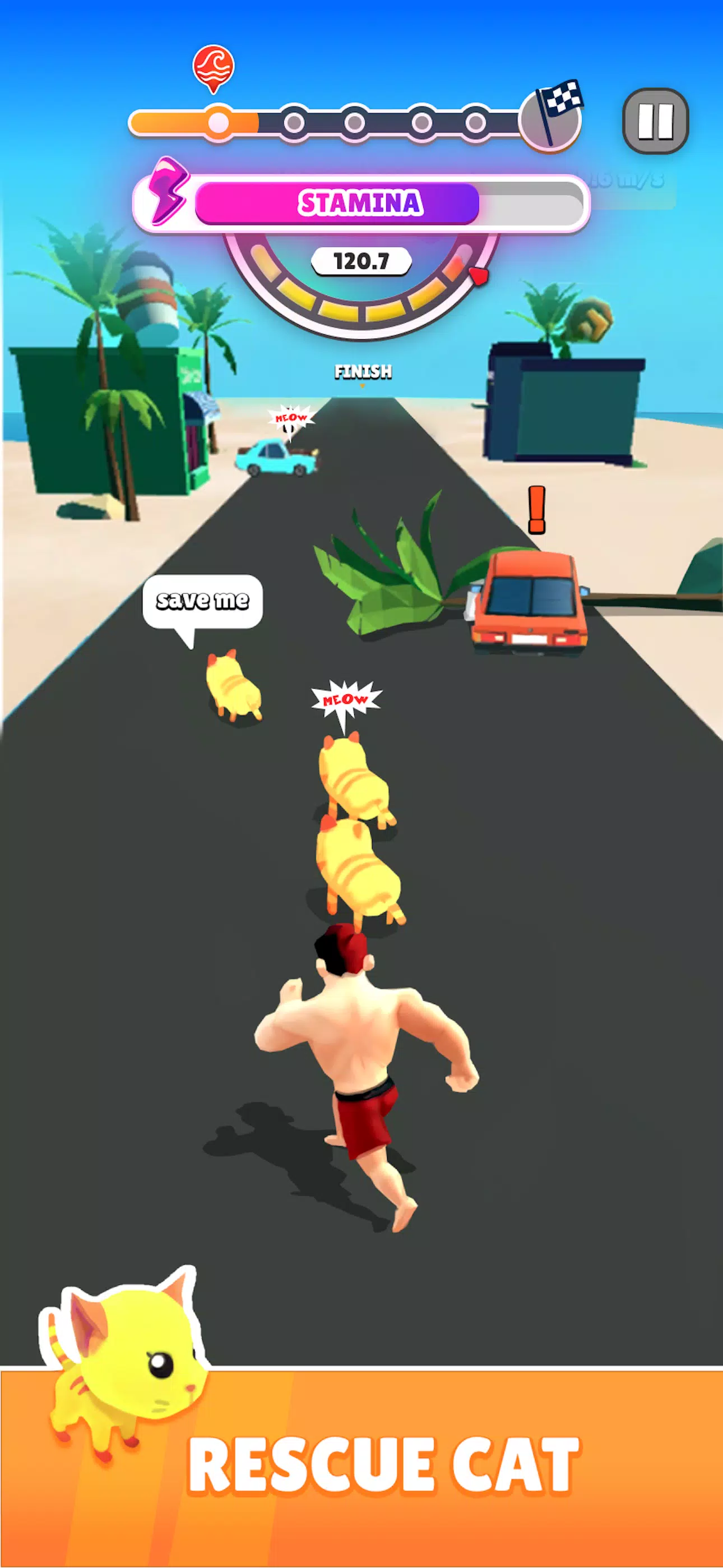 Rescue Run: Save the Cats 螢幕截圖 2