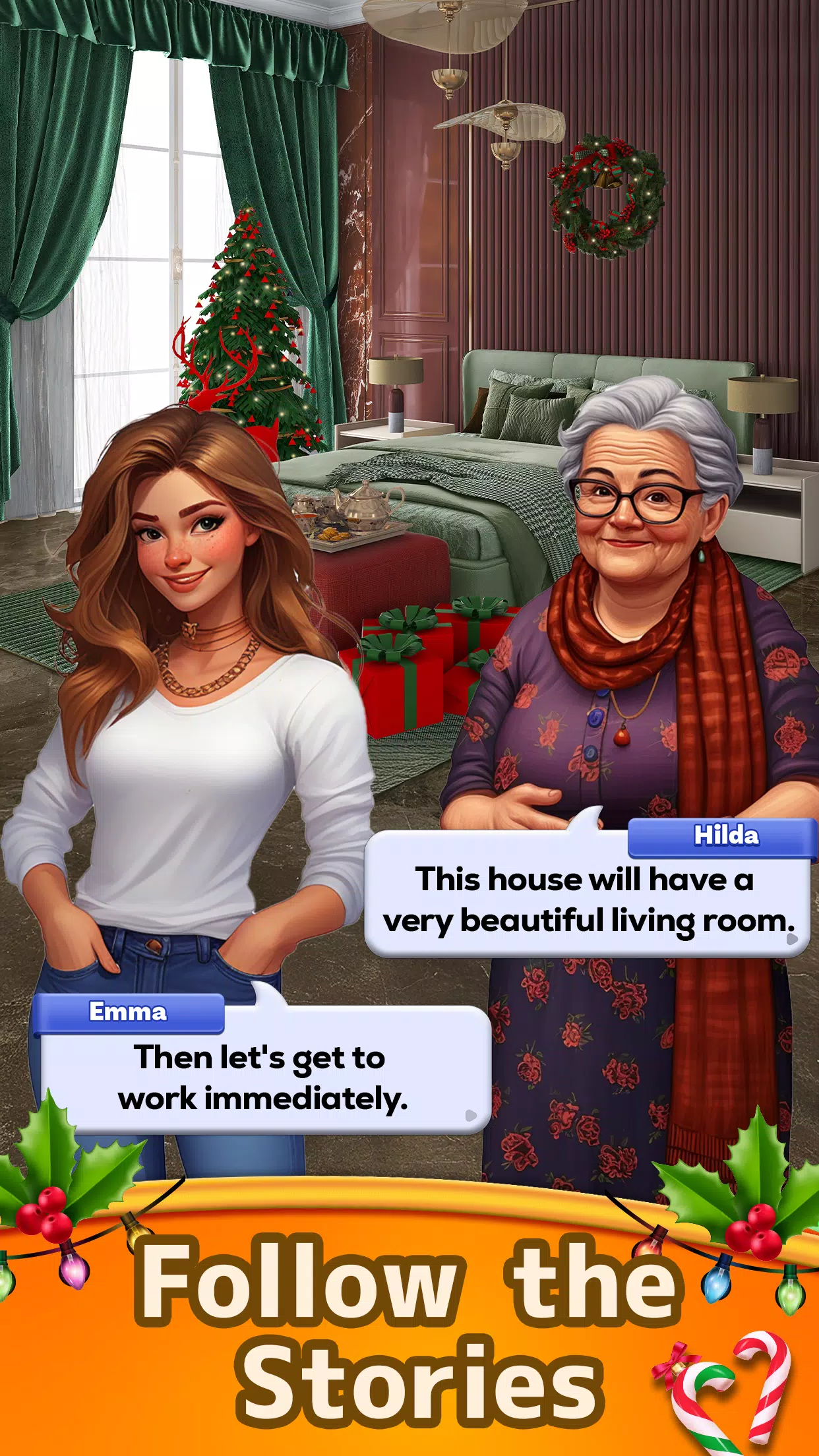 Christmas Match: Home Design 螢幕截圖 3