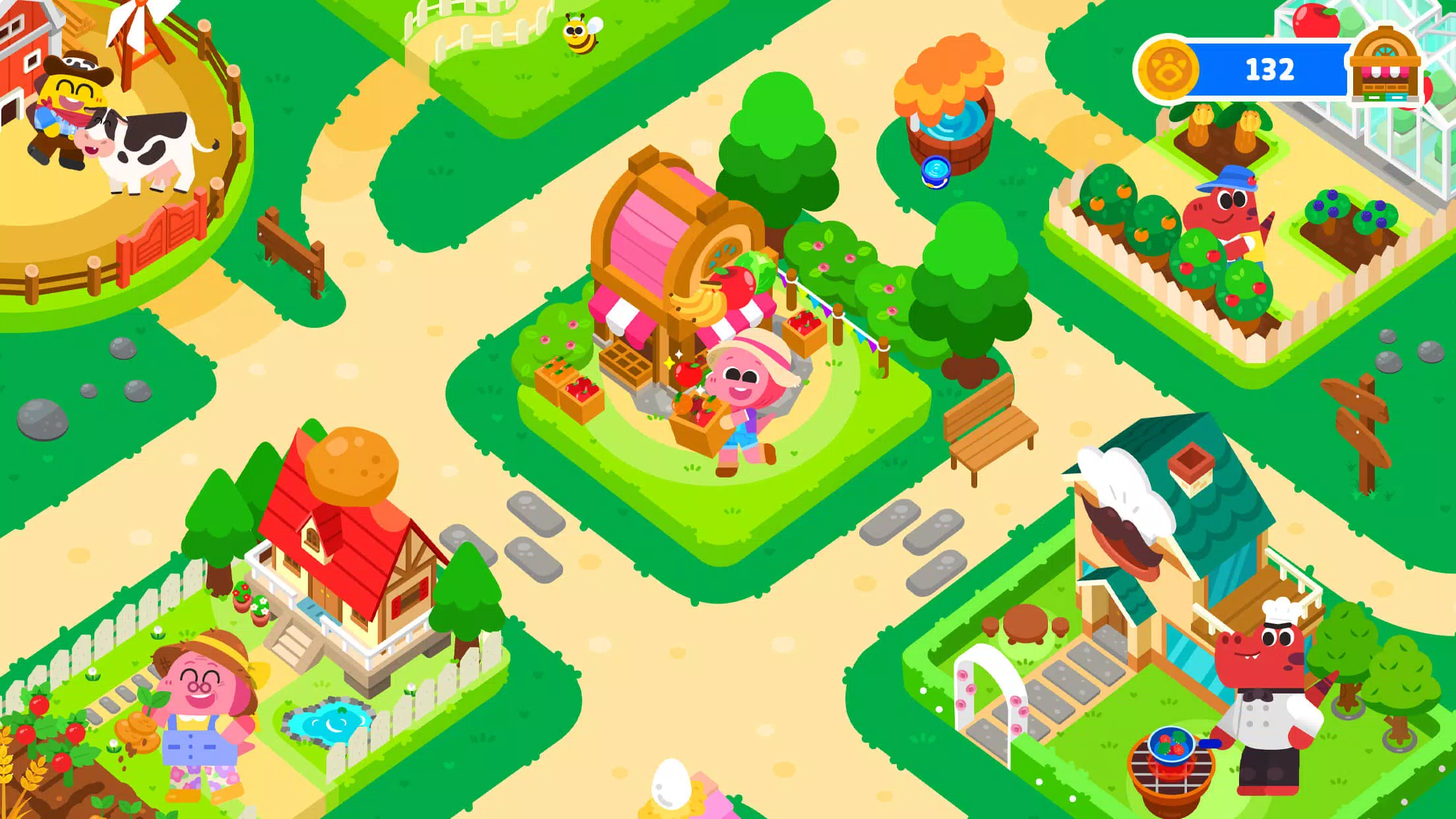 Schermata Cocobi Farm Town - Kids Game 0