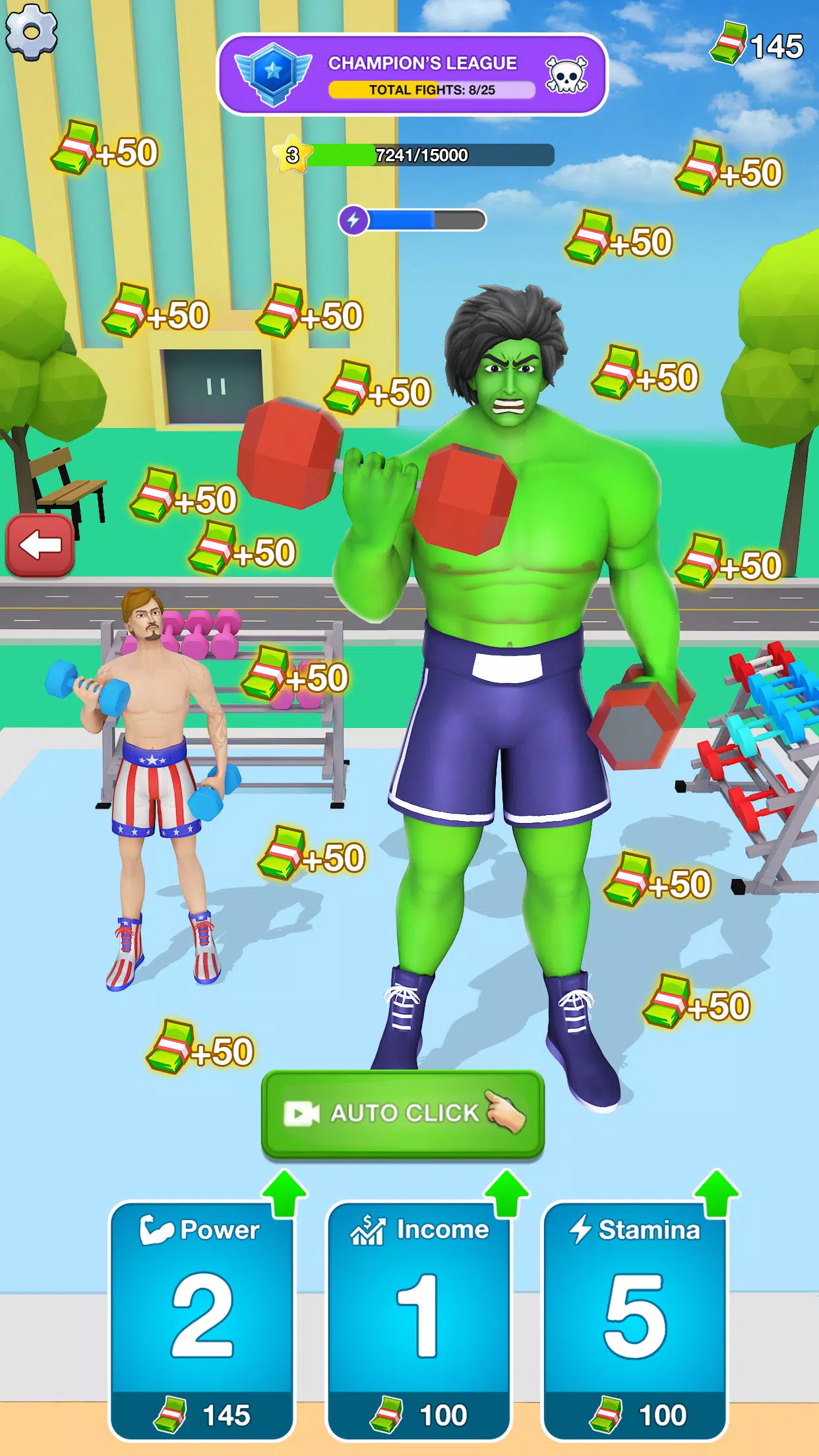 Gym Clicker Hero: Idle Muscles Capture d'écran 0