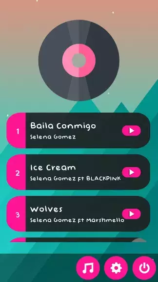 Selena Gomez Piano Tiles Game Screenshot 0