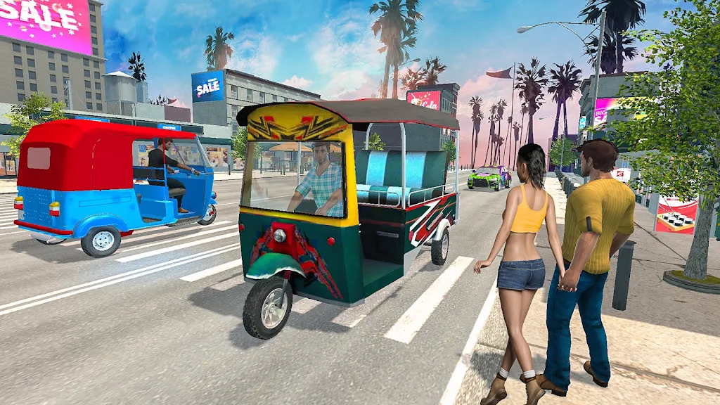 Grand Tuk Tuk Rickshaw Game স্ক্রিনশট 0