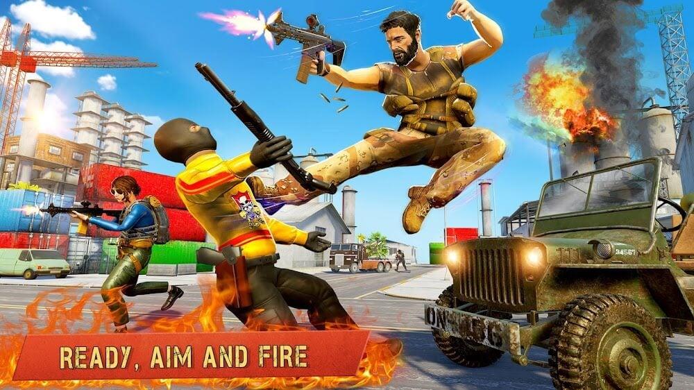 Commando Gun Shooting Games 3D Schermafbeelding 3