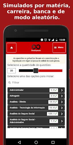 Simulado Concurso INSS Ekran Görüntüsü 1