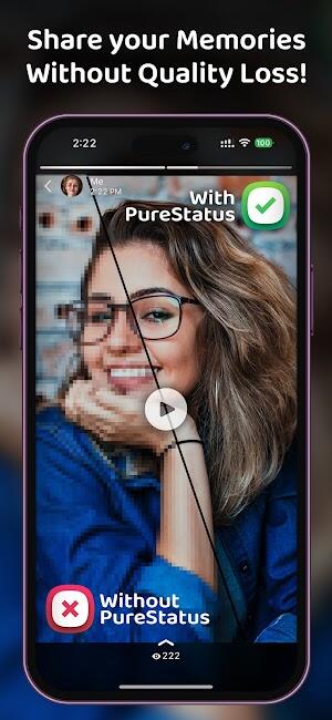 Pure Status 스크린샷 1