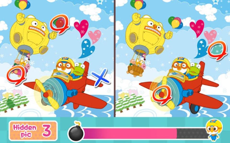 Pororo Hidden Catch Ekran Görüntüsü 0