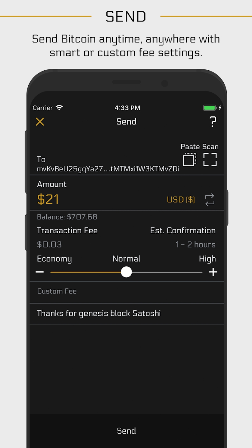 HODL Wallet Captura de tela 3