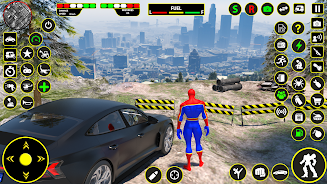 Spider Robot Hero Car Games Captura de tela 2