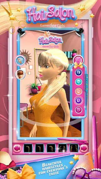 Hair Salon Games for Girls 螢幕截圖 0