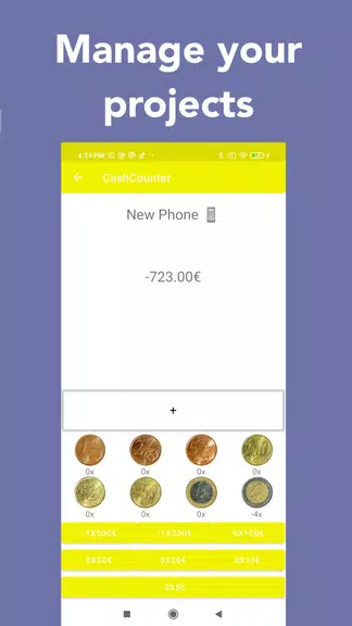 CashCounter: The euro counter 螢幕截圖 2
