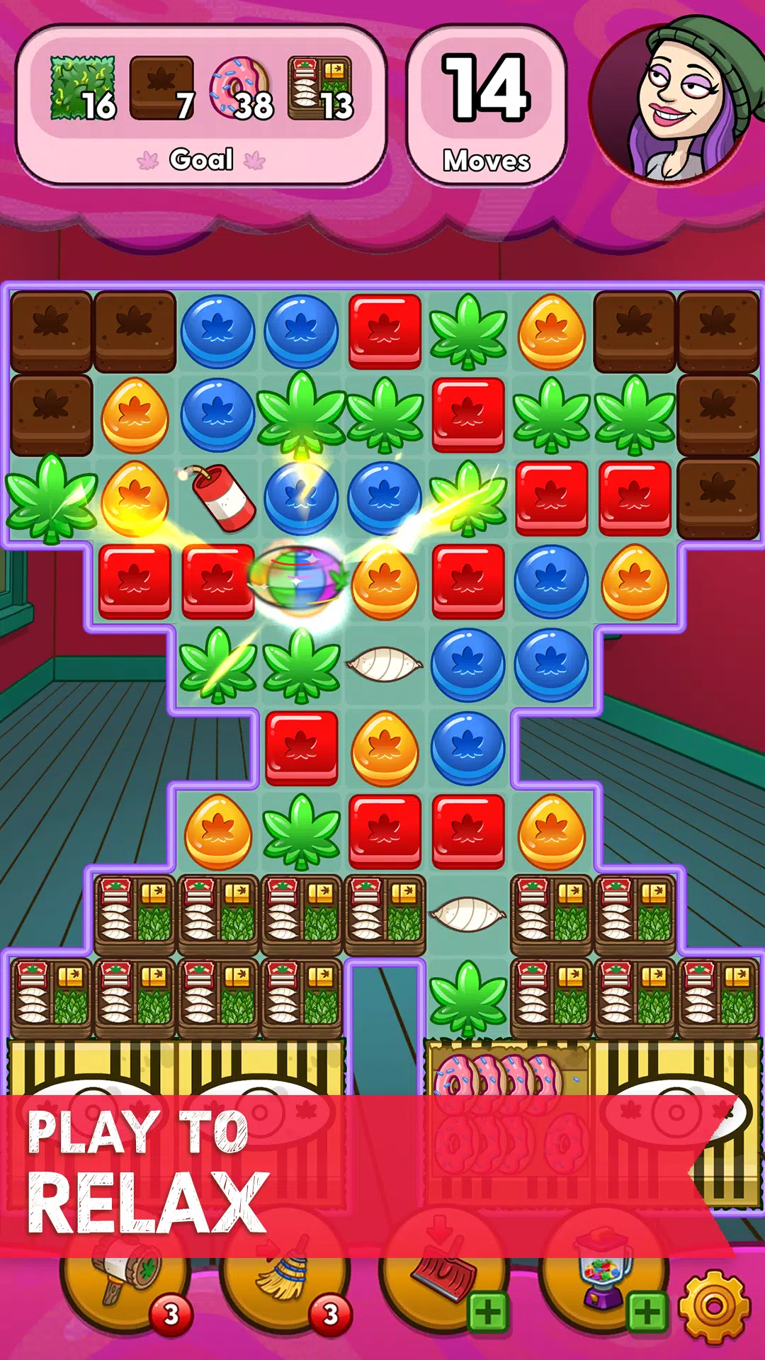 Bud Farm: Munchie Match 螢幕截圖 2