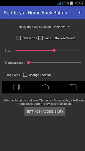 Soft Keys - Home Back Button Ảnh chụp màn hình 0