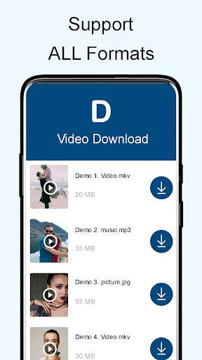 X Hot Video Downloader- Free Video Downloader 2021 स्क्रीनशॉट 2