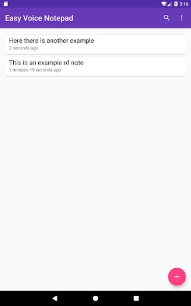 Easy Voice Notepad Screenshot 1