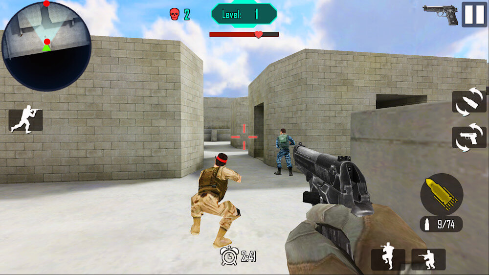 Gun Shoot War: Dead Ops Mod Tangkapan skrin 2