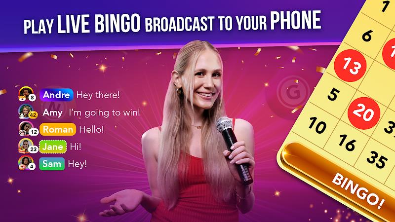 Live Play Bingo: Real Hosts ဖန်သားပြင်ဓာတ်ပုံ 0