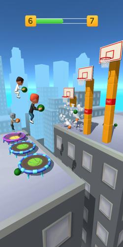 Jump Up 3D: Basketball game 螢幕截圖 0