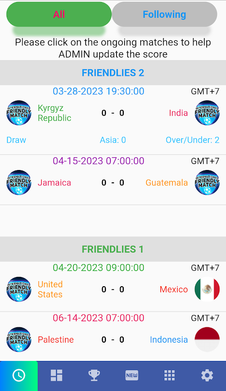 Friendly Matches 2024 Ảnh chụp màn hình 0