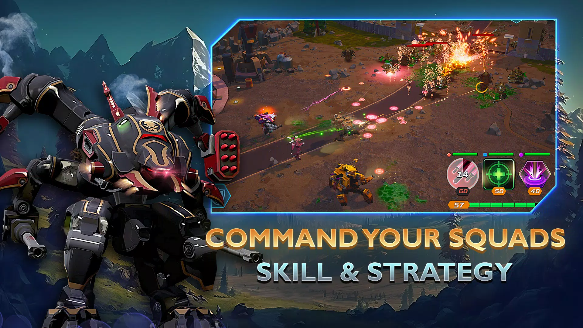 Mech vs Aliens: War Robots RPG Capture d'écran 0