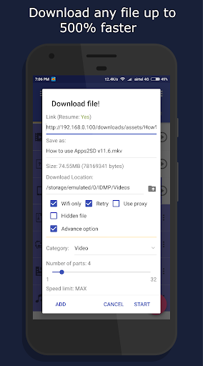 1DM Lite: Browser & Downloader 스크린샷 0