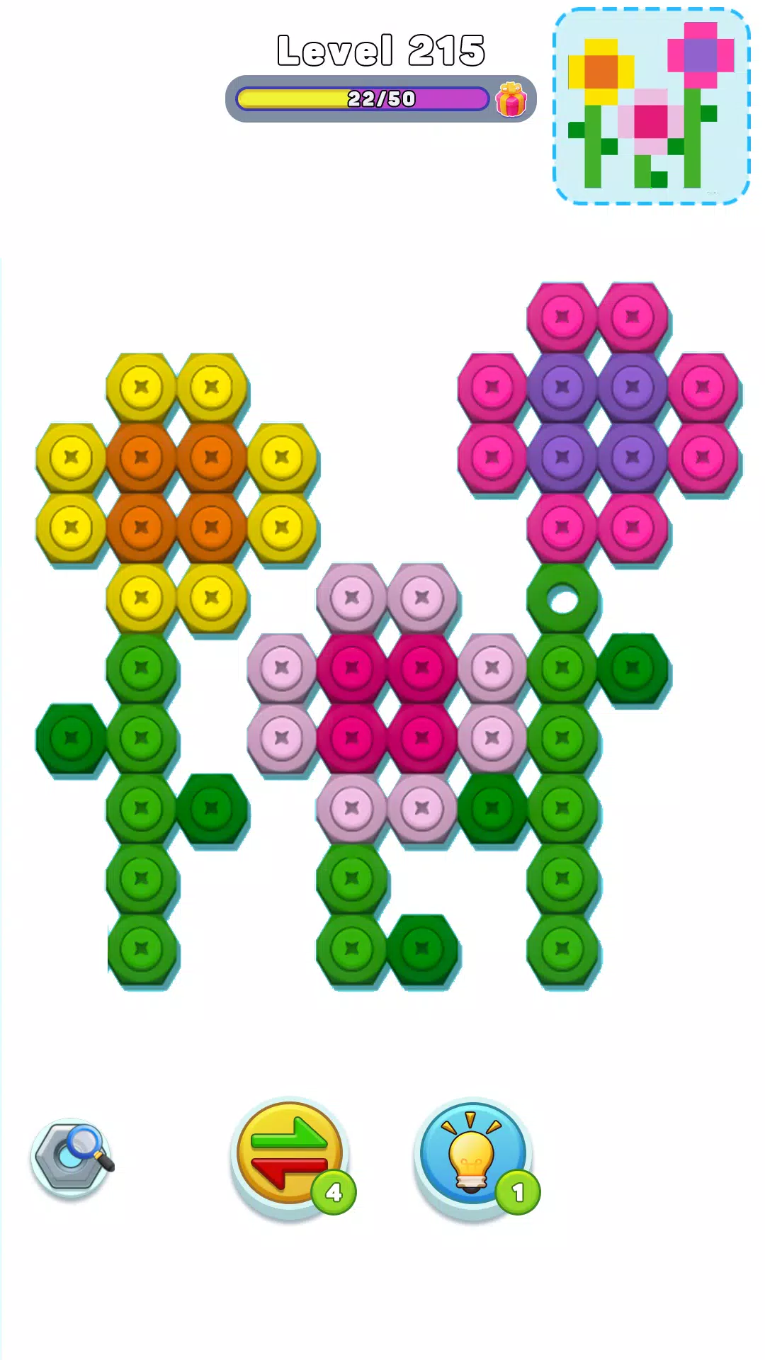 Nut n Bolt Sort: Color Puzzle Captura de pantalla 3