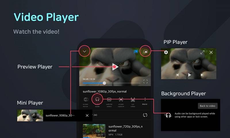 Videoplayer HD - FX Player Screenshot 2