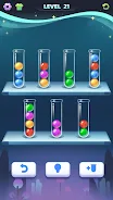 BallPuz 3D：Ball Sorting Puzzle Скриншот 2